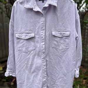 Women’s Lavender Shirt/shirt dress